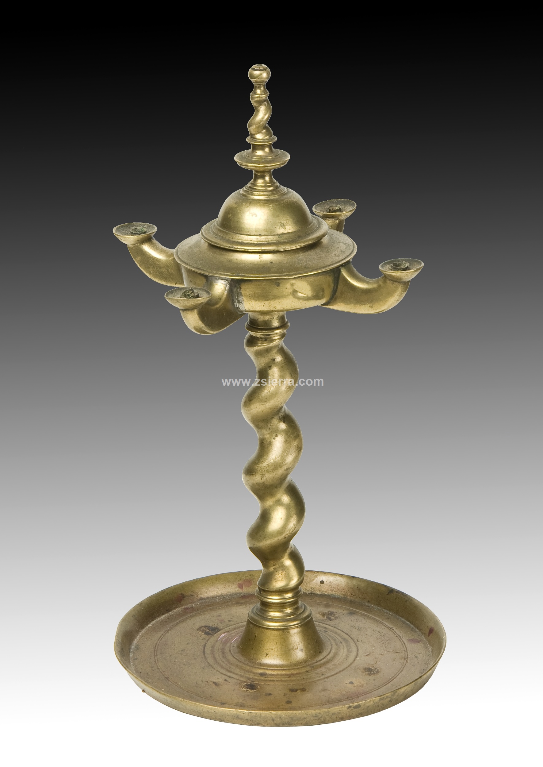 Z Sierra Antiques And Decorative Objects Bronze Oil Lamp 18th Bronze Oil Lamp 18th Century